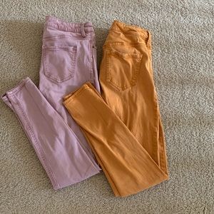 Two old navy skinny jeans